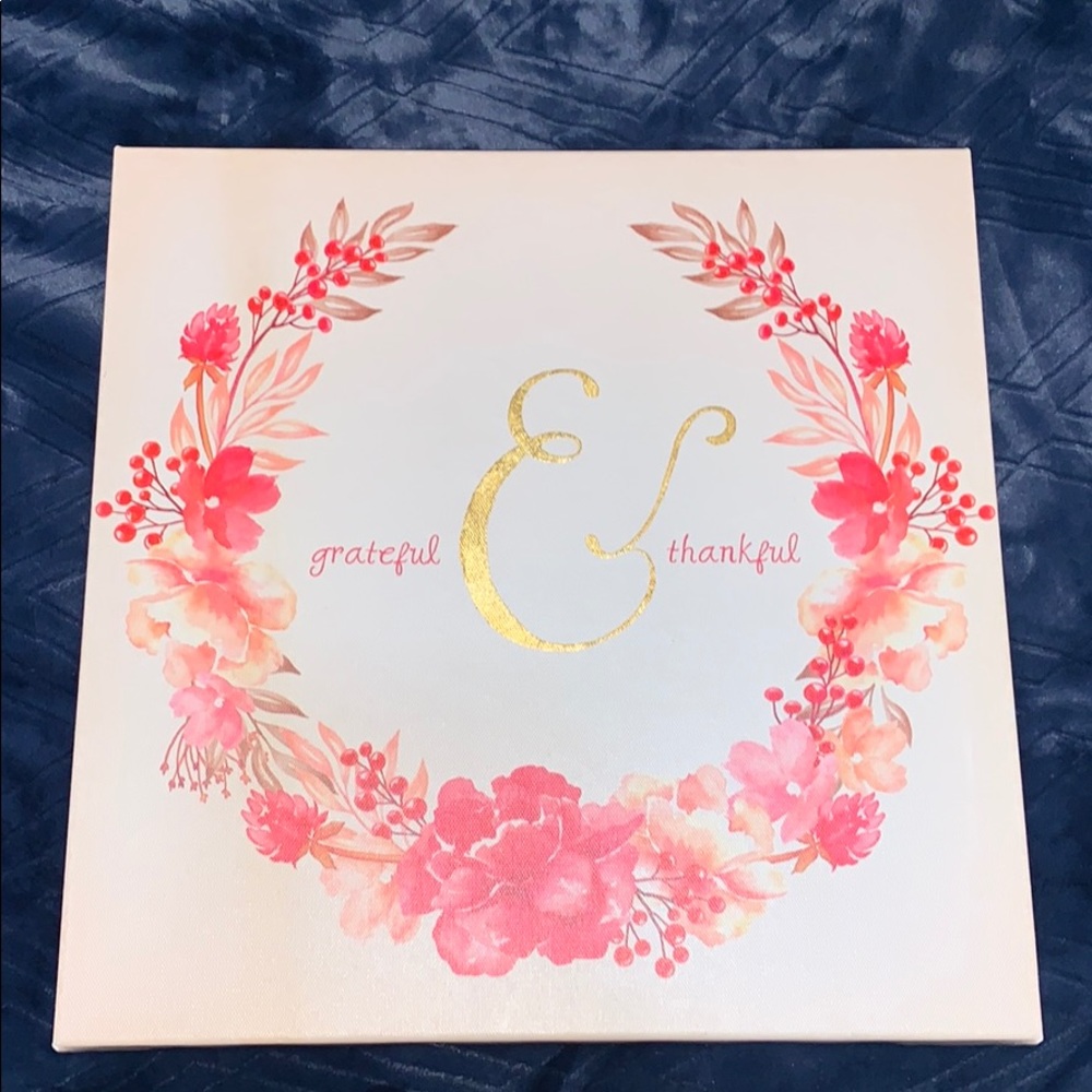 Grateful & Thankful Canvas